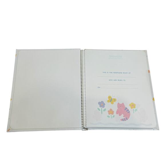 Vintage 70s 80s Hallmark Baby’s Book Unisex Baby Boy Girl Keepsake Memory Album - Picture 4 of 12